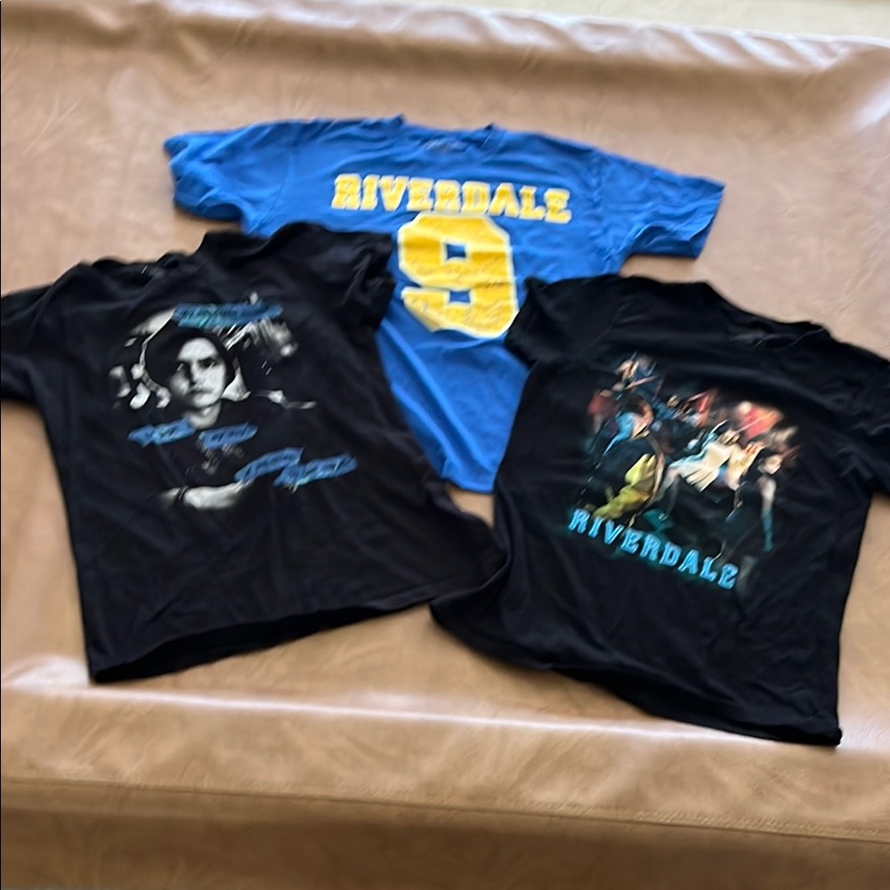 Riverdale Graphic T-Shirts - Blue and Black. Black are Women’s XL & Blue Men’s L